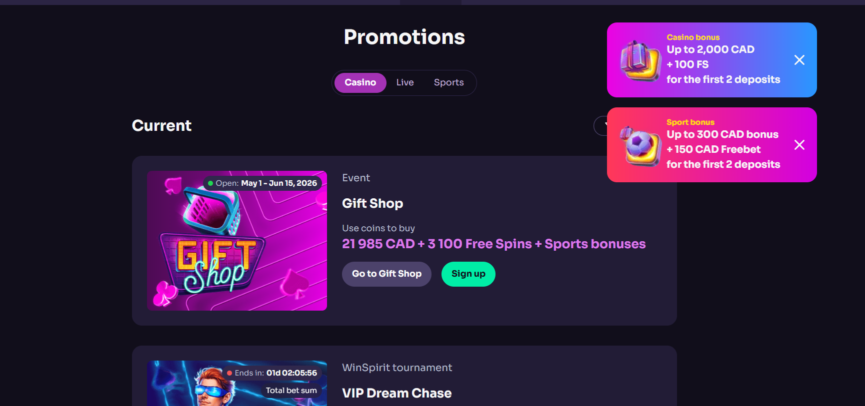promotions-winspirit-casino-canada